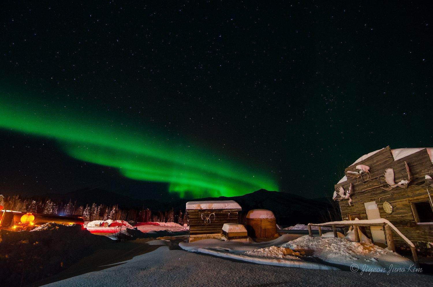 Northern Lights seen at Coldfoot Camp, Alaska